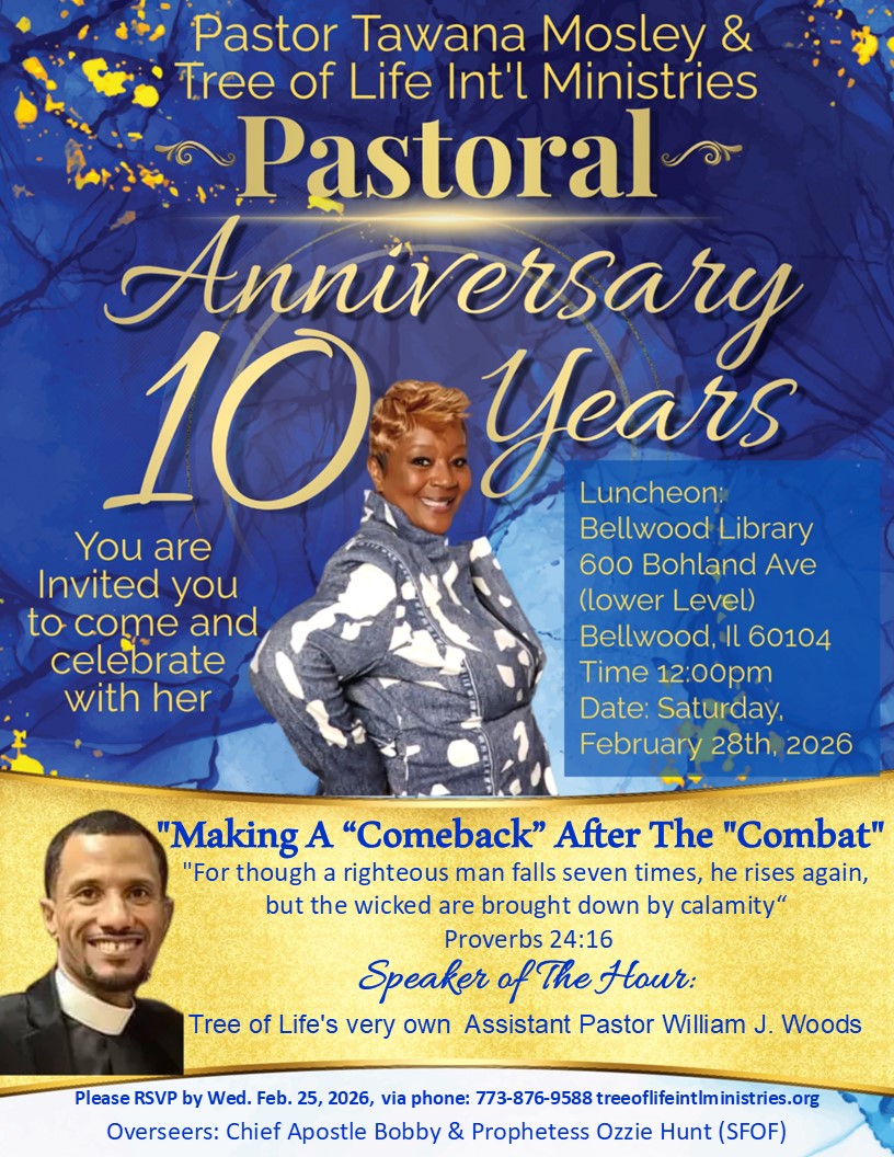 10 Year Pastoral Anniversary